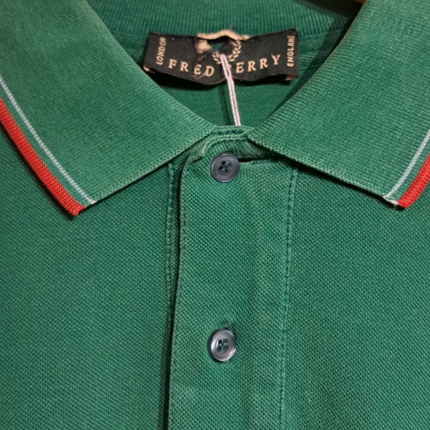 Fred Perry Green Polo Top