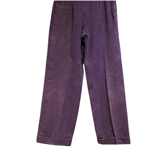 Vintage Pleated Waist Trousers