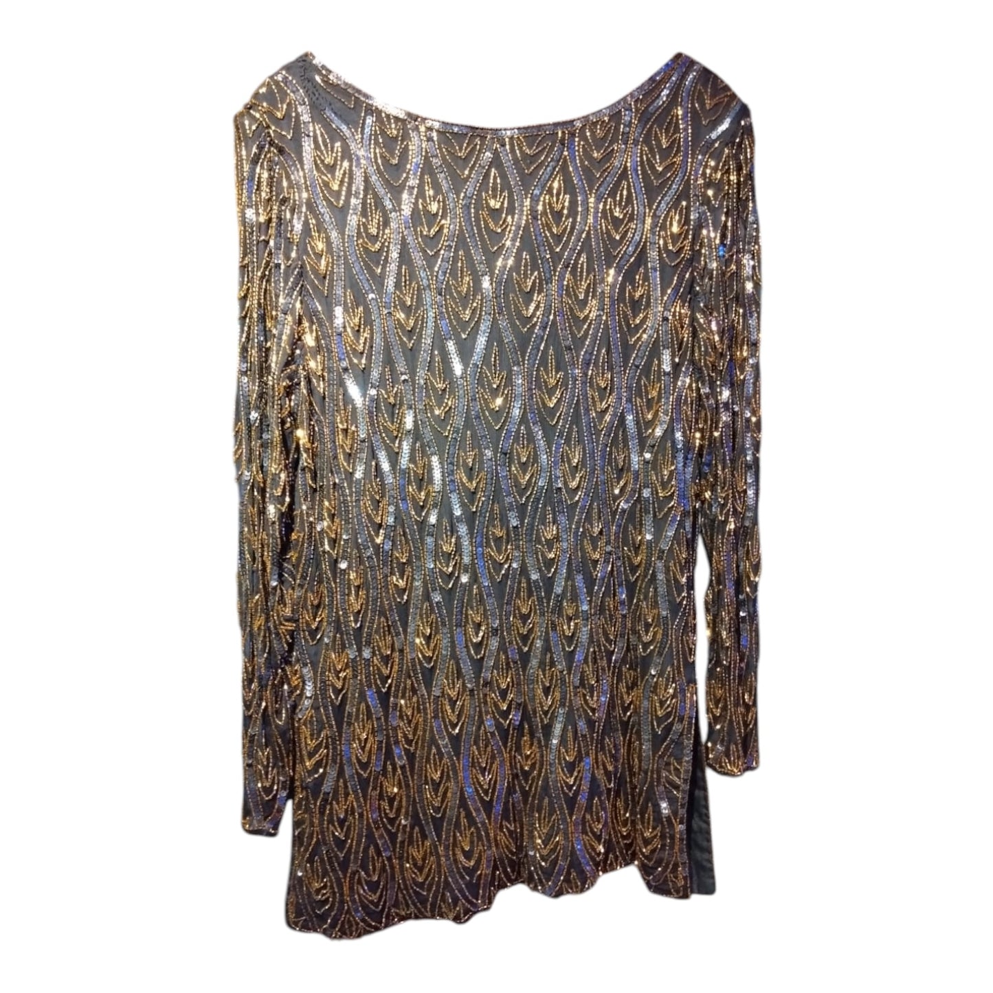 1990s Glam Sequine Top