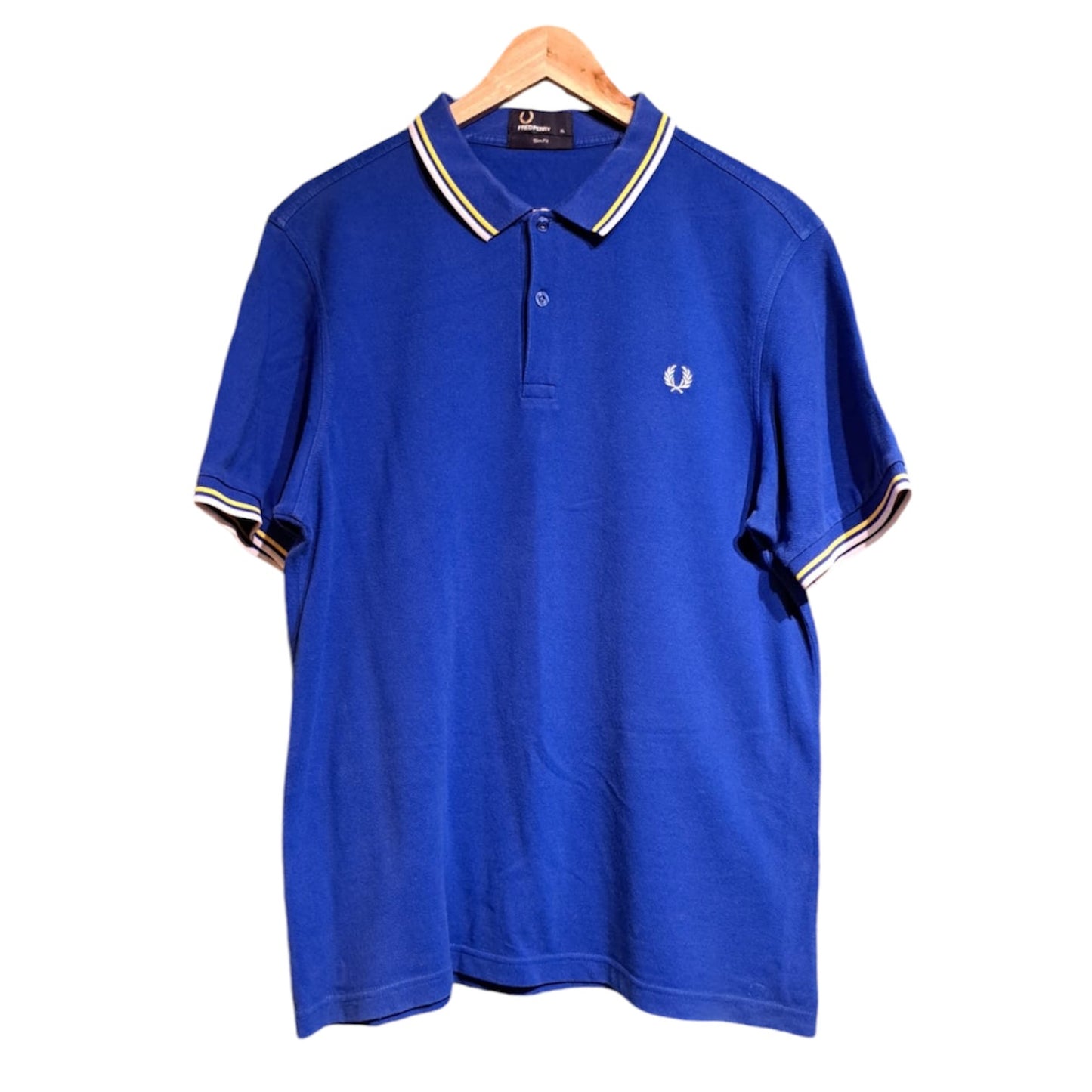 Fred Perry Blue Slim Fit Polo Shirt