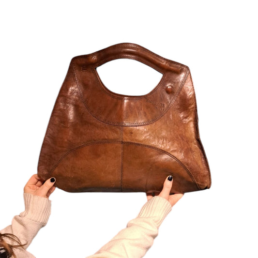 Brown Italian Leather Handbag