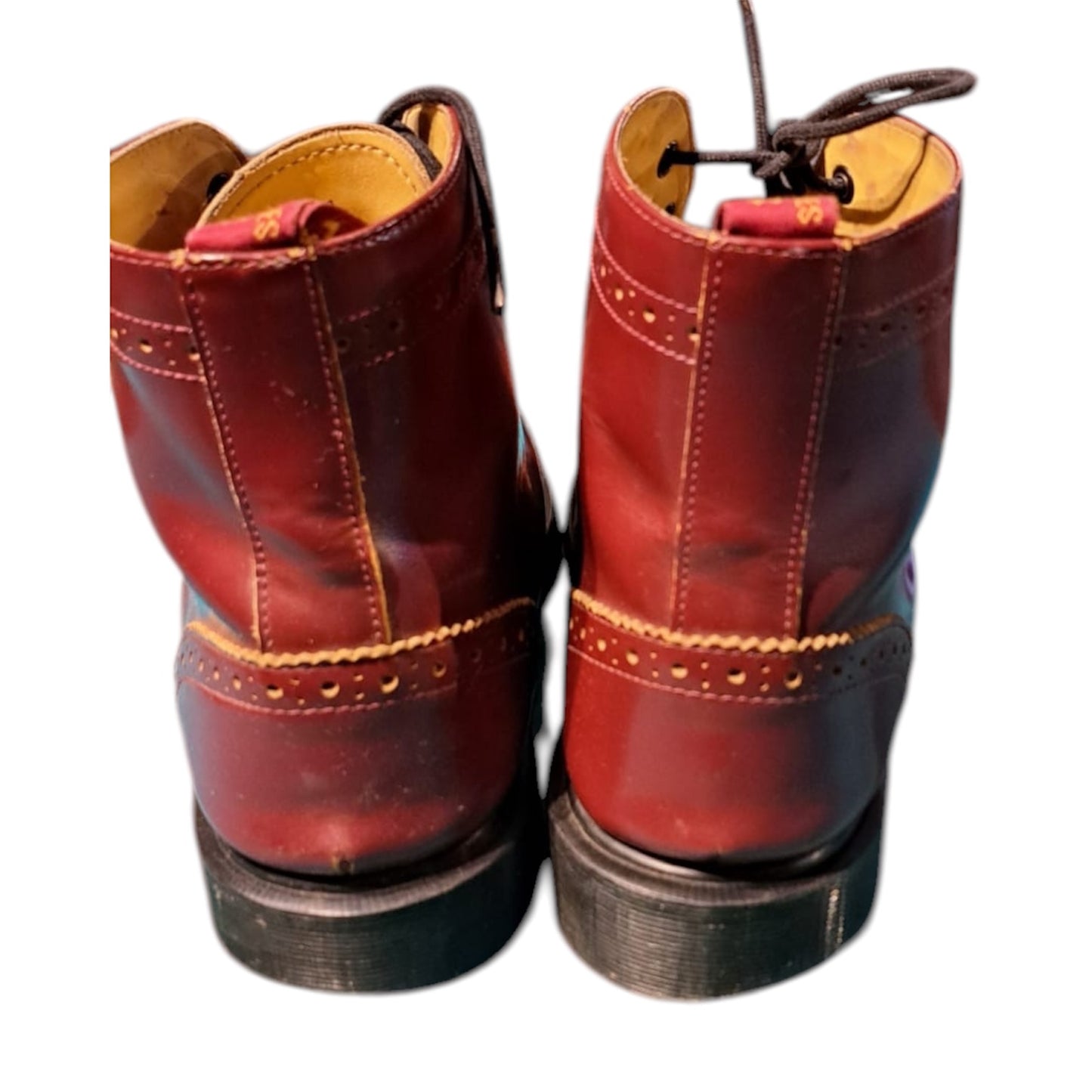 Dr. Martens Brogue Red Boots