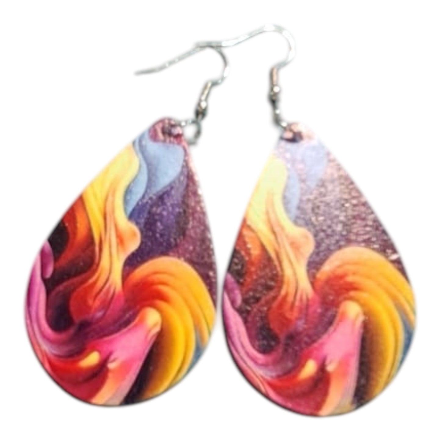 Wooden Drop Earrings