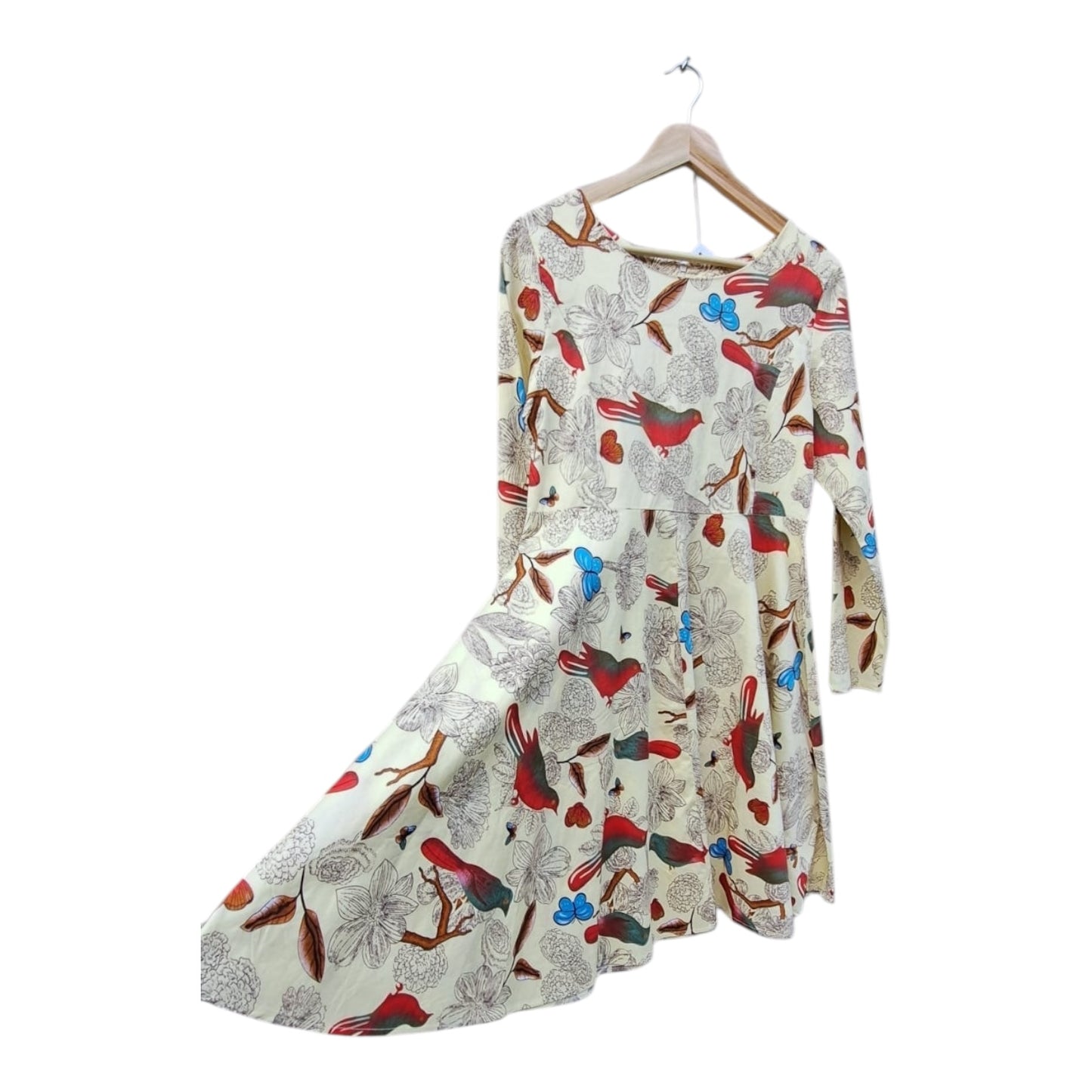 Autumn Bird Vintage Inspired Dress