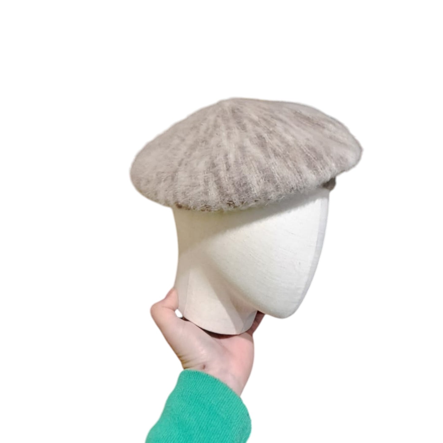 Angora Wool Beret Hat