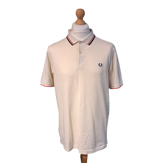 Fred Perry Polo Shirt in White