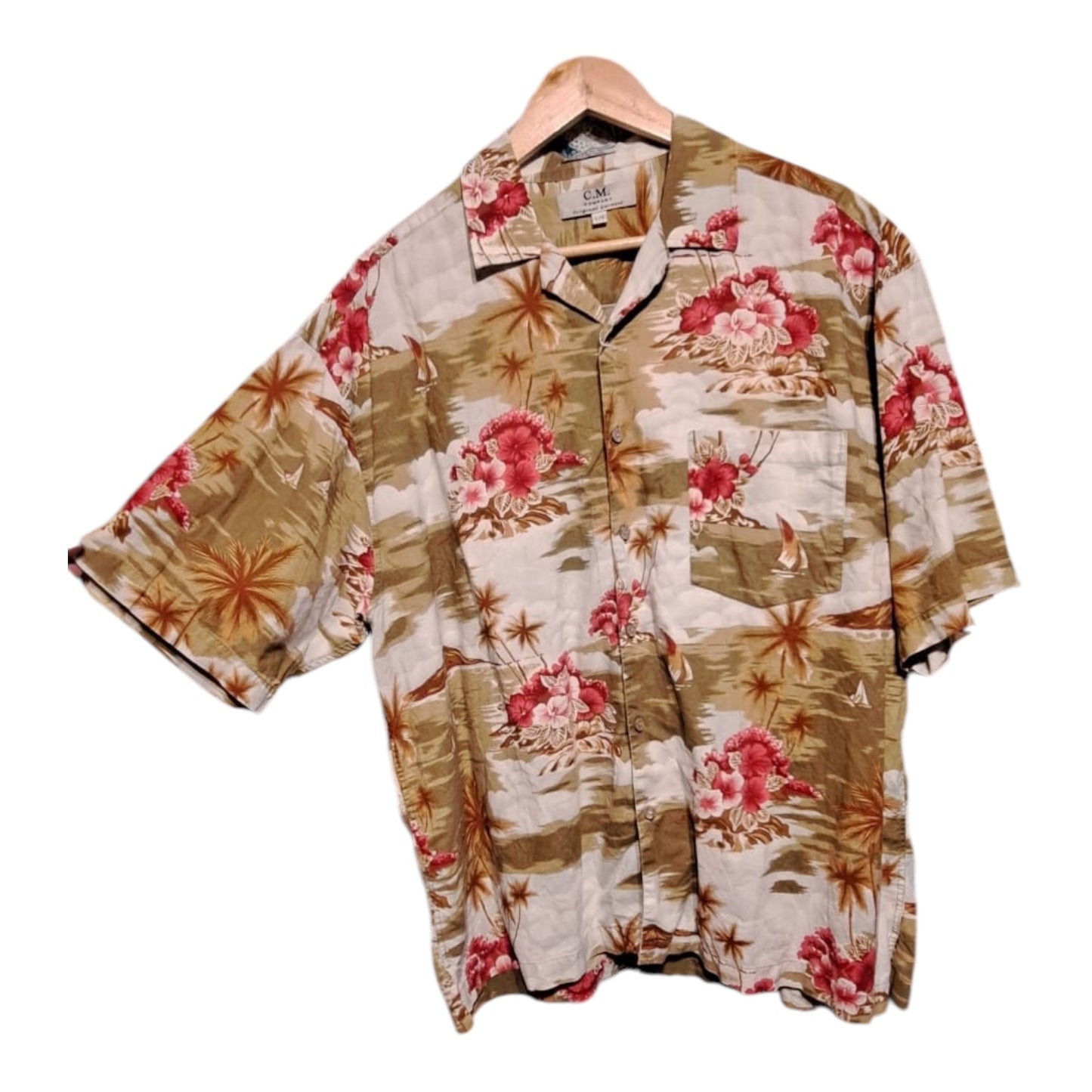 Floral Hawaiian Short Sleeve Shirt