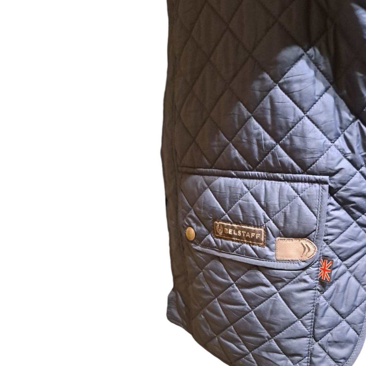 Belstaff Quilted Navy Vest