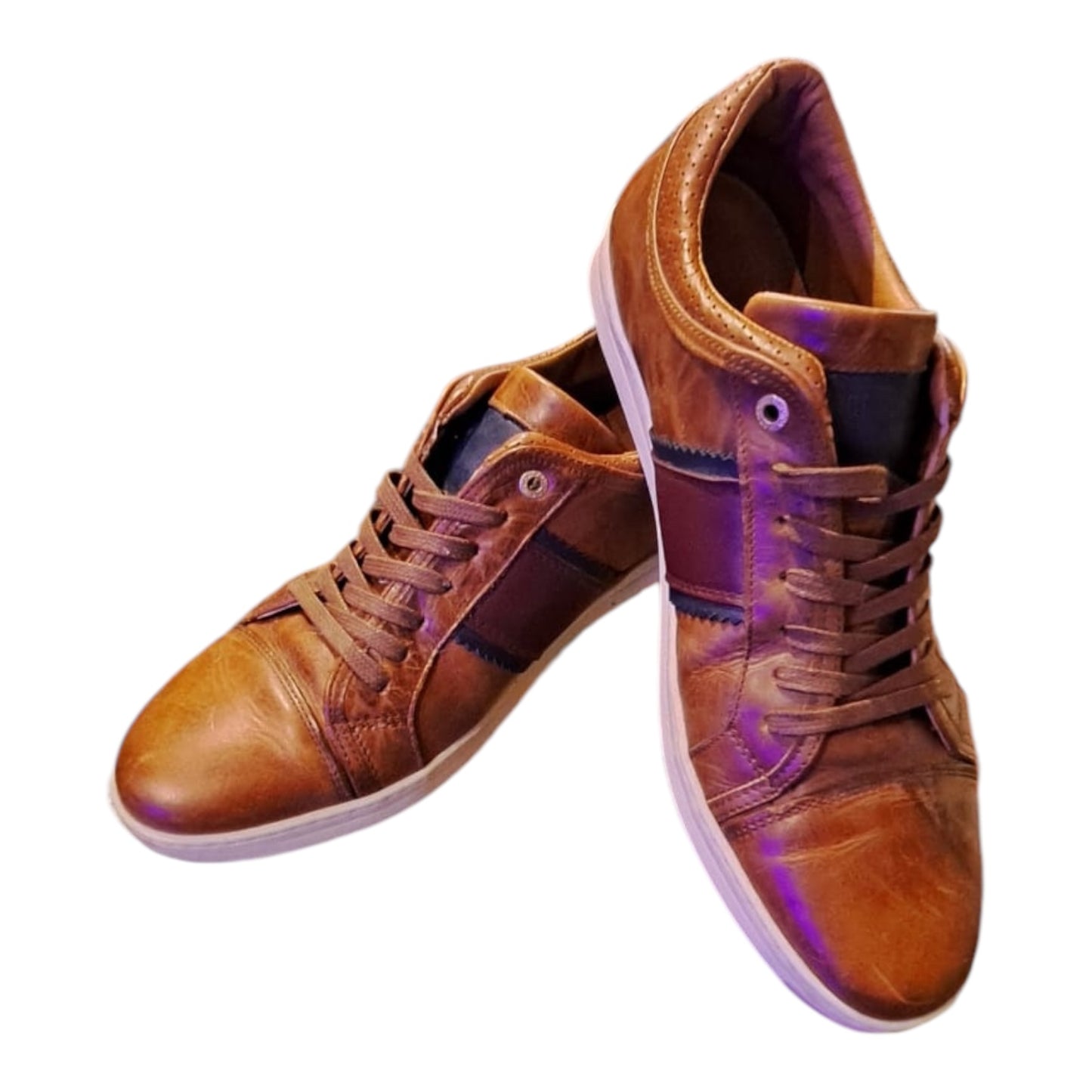 Italian Pantofola Brown Leather Shoes