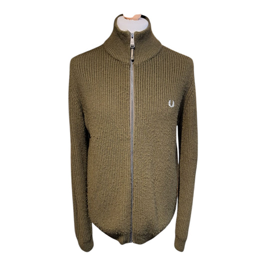 Fred Perry Chunky Knit Cardigan