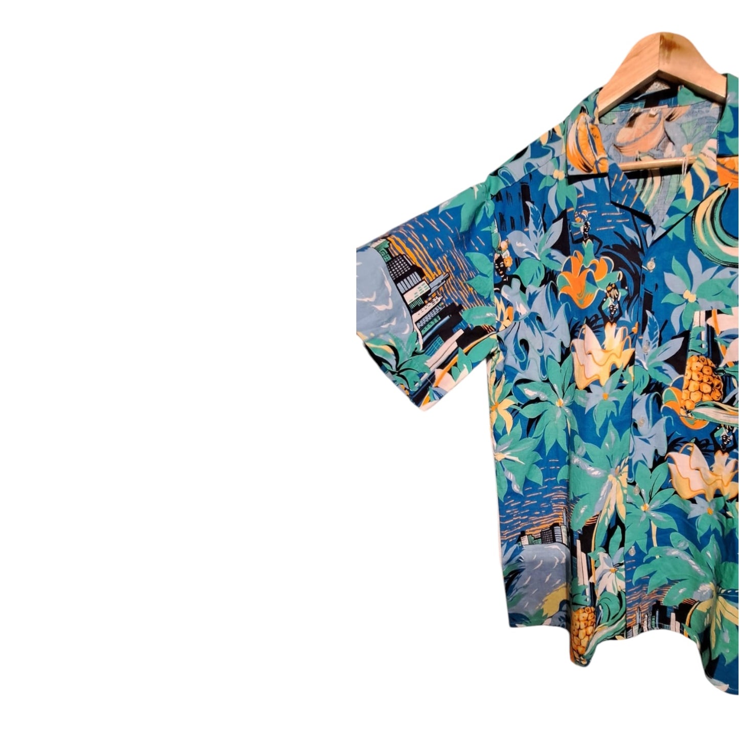 Blue Hawaiian Short Sleeve Shirt