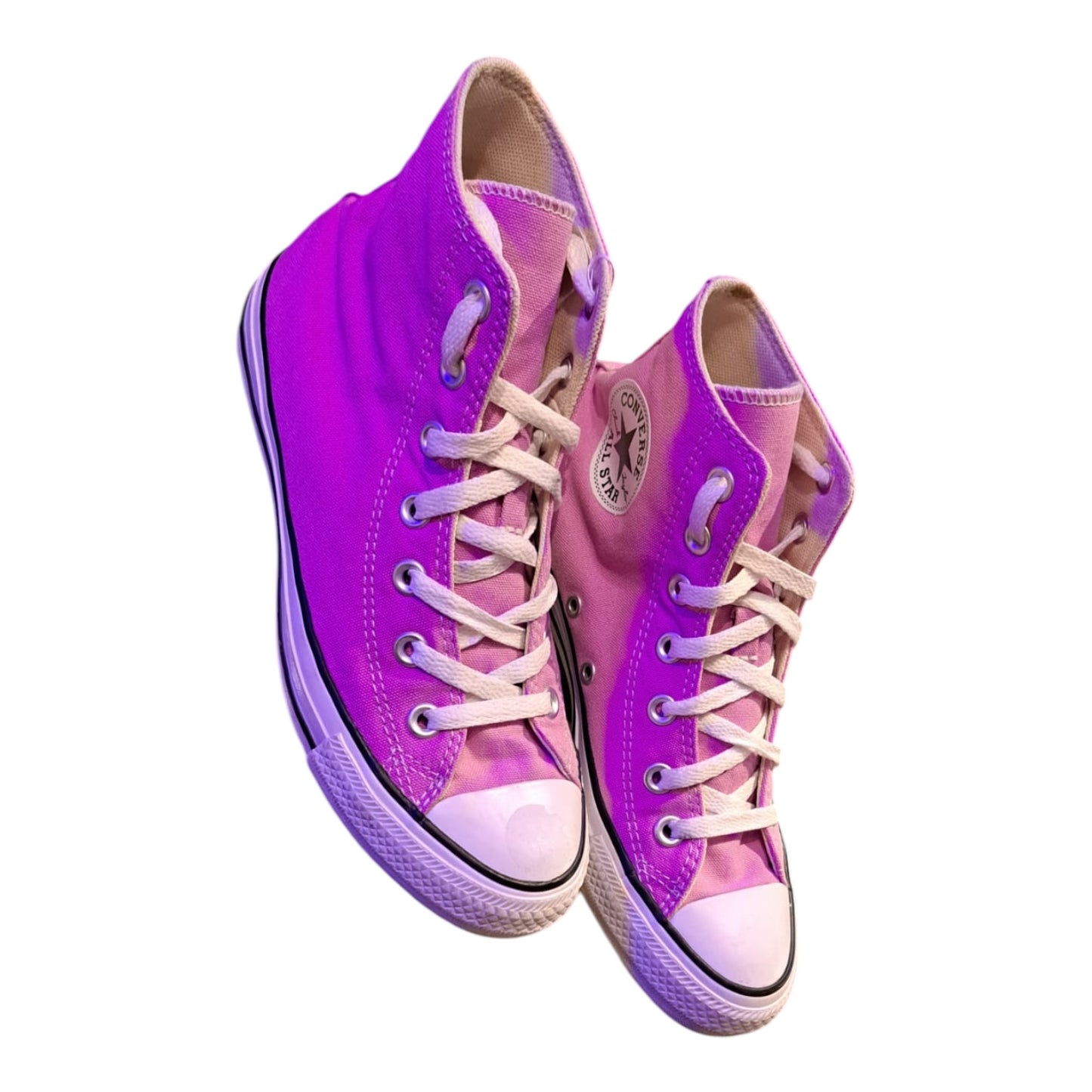 Pink Hi Top Converse All Star Trainers