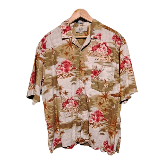 Floral Hawaiian Short Sleeve Shirt