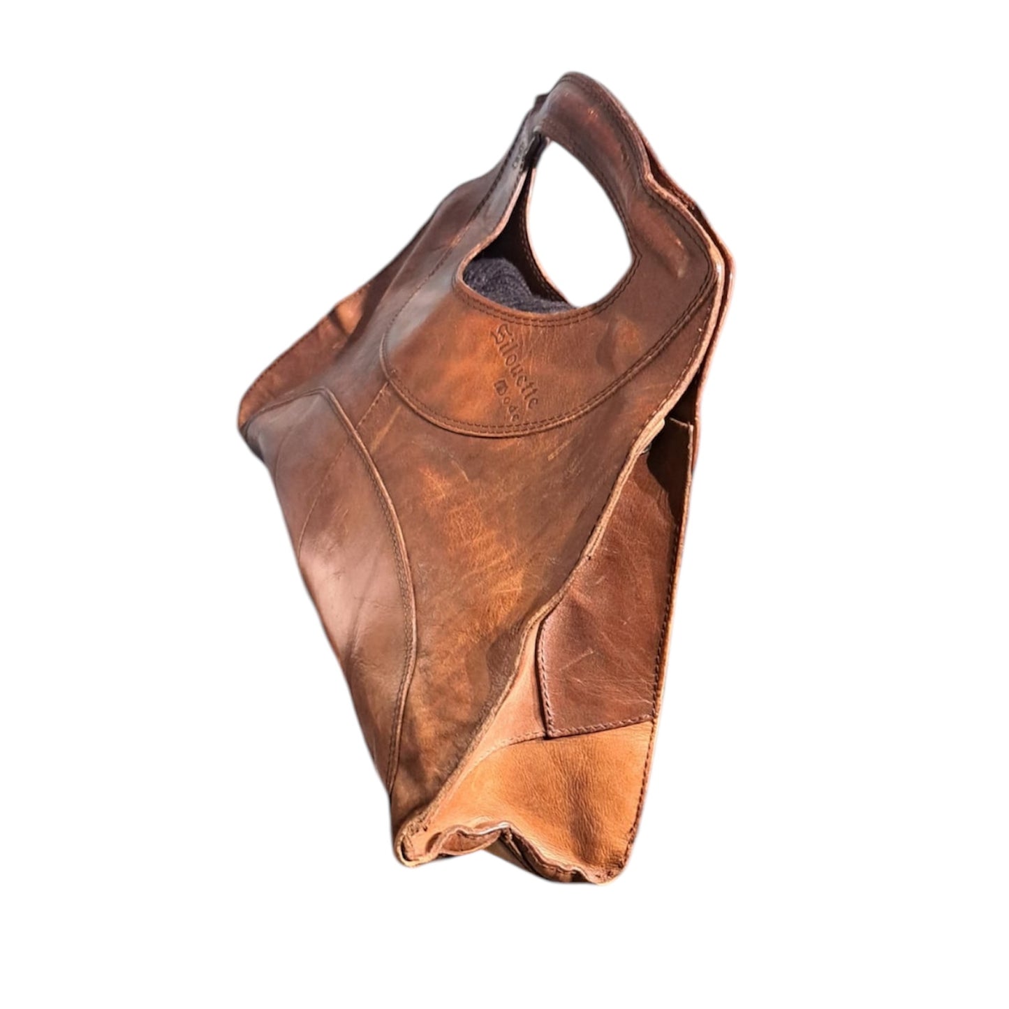 Brown Italian Leather Handbag