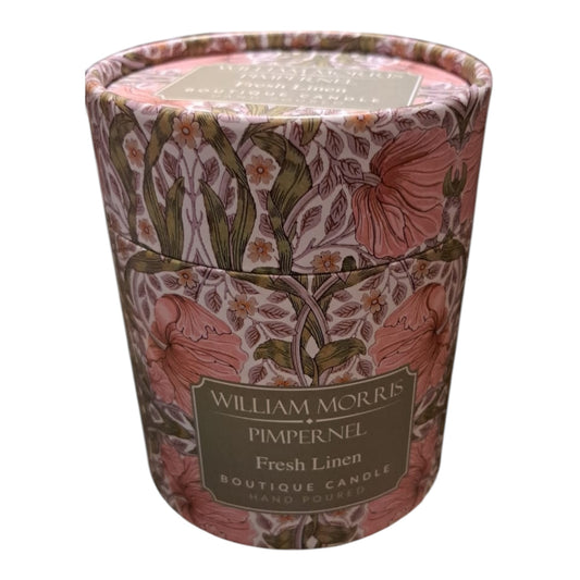 William Morris Pimpernal candle - Fresh Linen