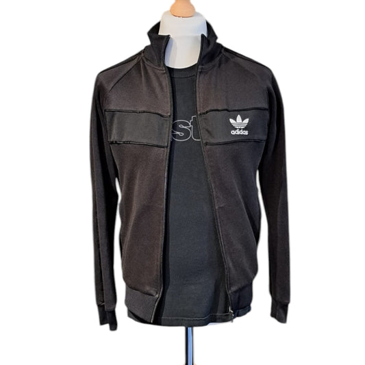 Adidas Black Trackie Top