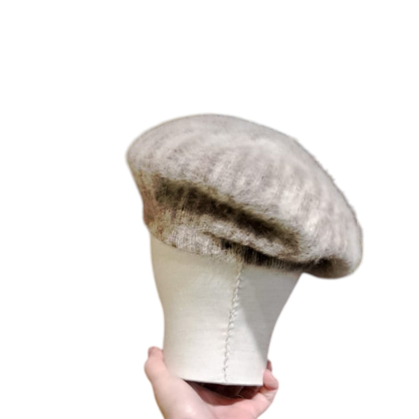 Angora Wool Beret Hat