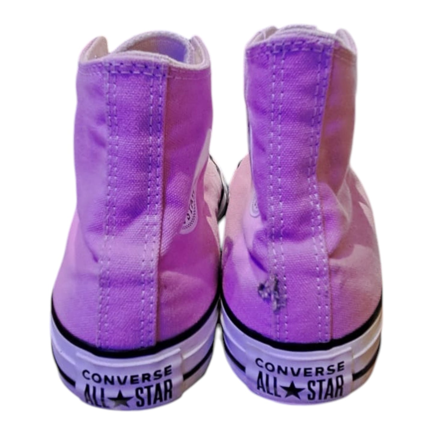 Pink Hi Top Converse All Star Trainers