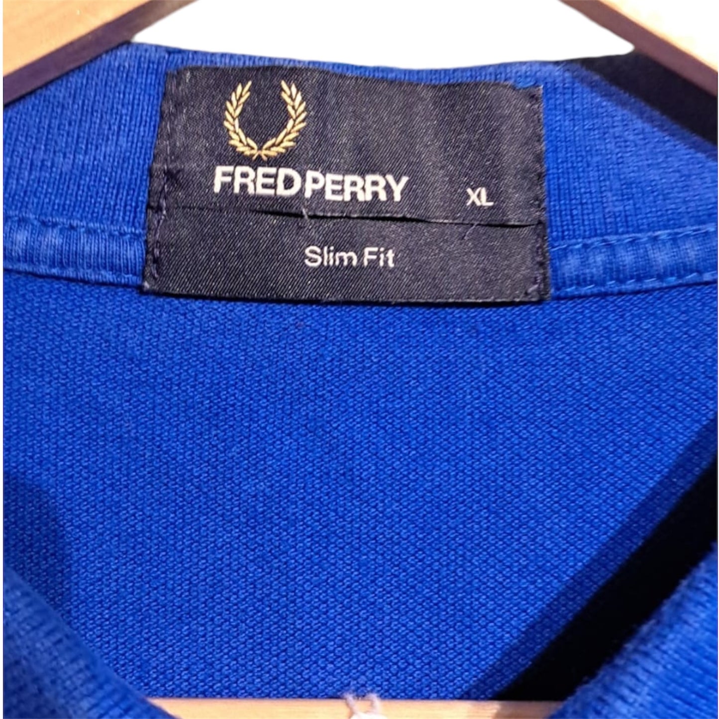 Fred Perry Blue Slim Fit Polo Shirt