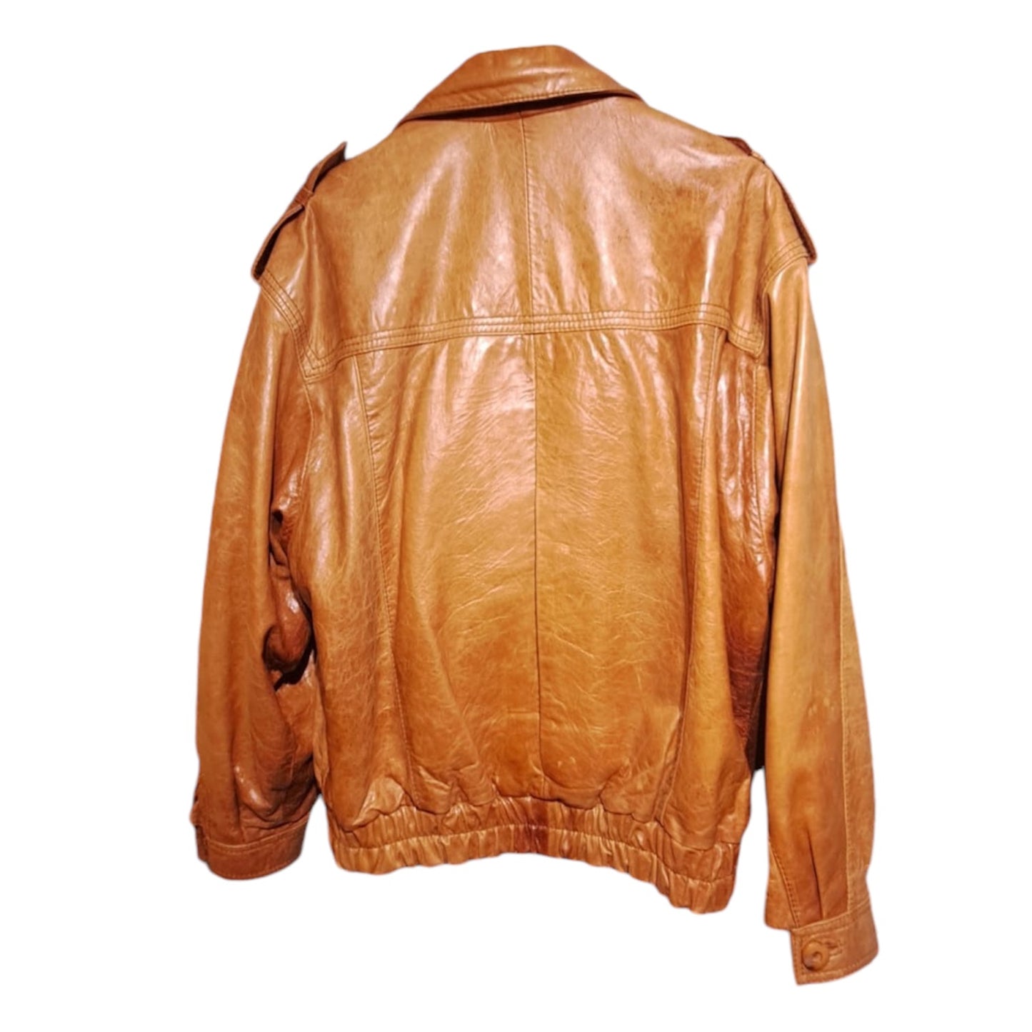 Alberta Pajeo Tan Leather Jacket