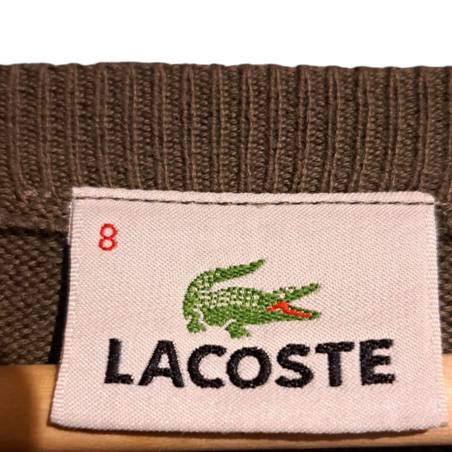 Y2K Lacoste Crew Neck Jumper