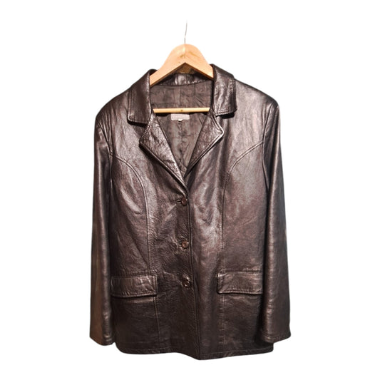 Vintage Leather Blazer