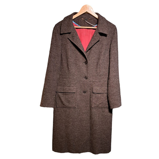 Women's wool mix winter coat